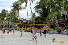 haad rin beach volleyball koh phangan -t hailand