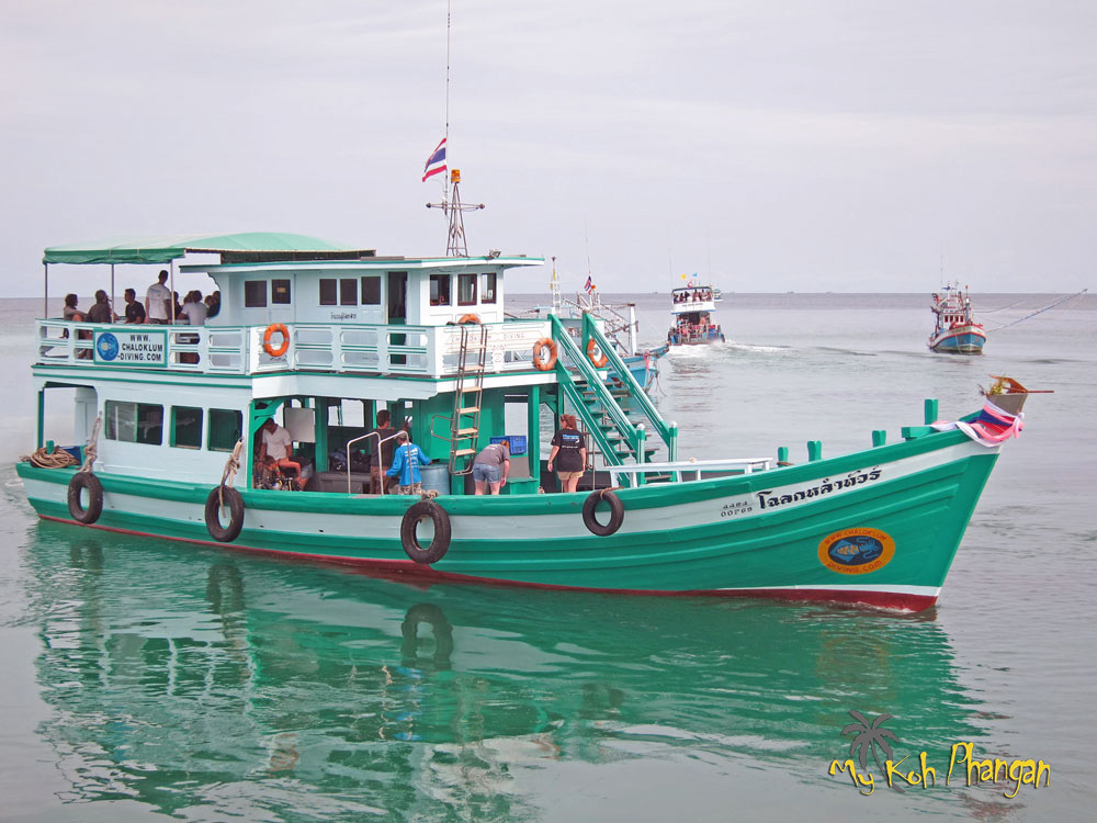 Diving boat Chaloklam Diving School Koh Phangan