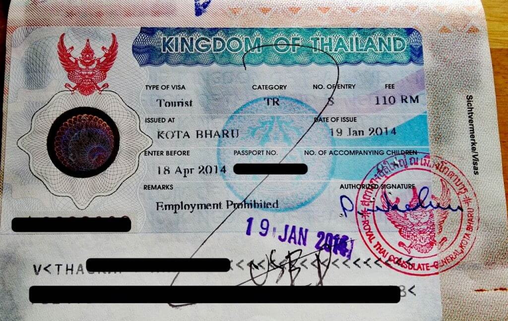 Thailand Visa Tourist Visa
