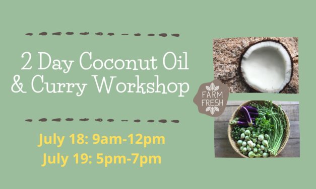 Coconut Oil & Curry Workshop
