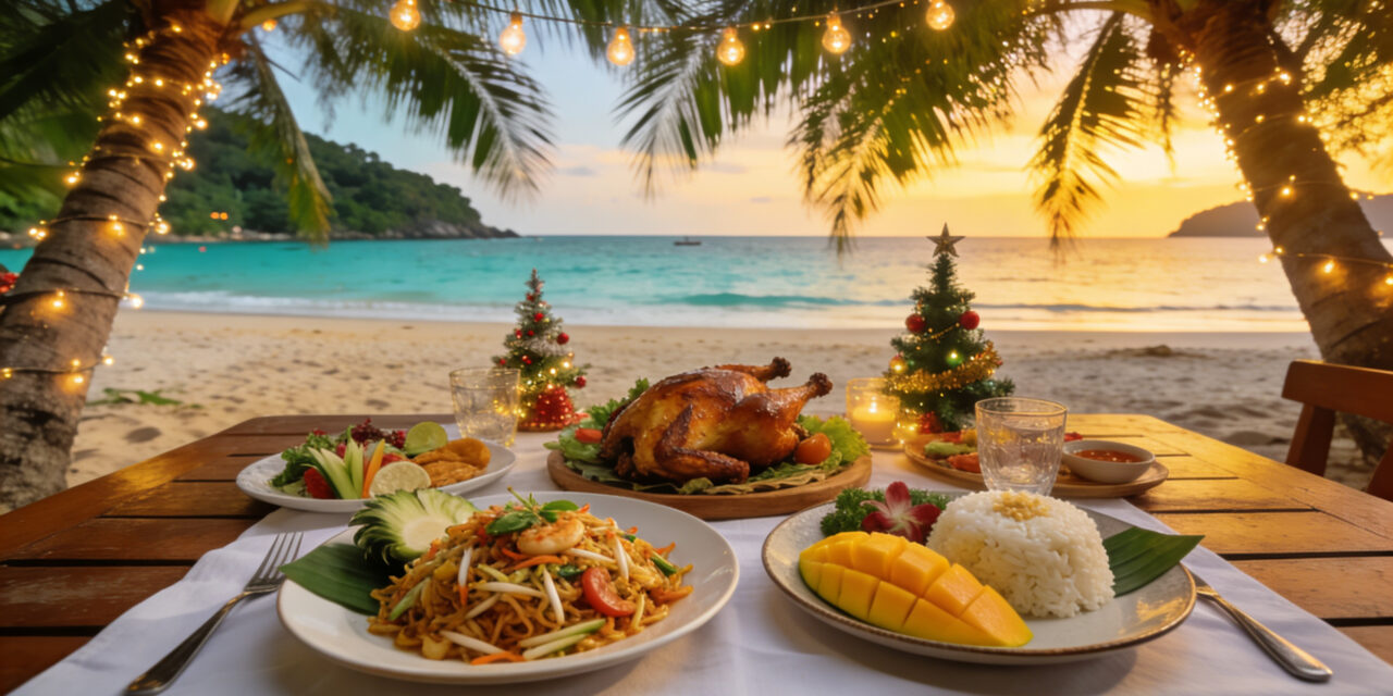 Weihnachtsessen in Koh Phangan