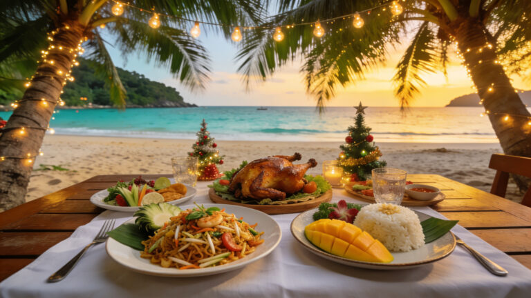 Weihnachtsessen in Koh Phangan