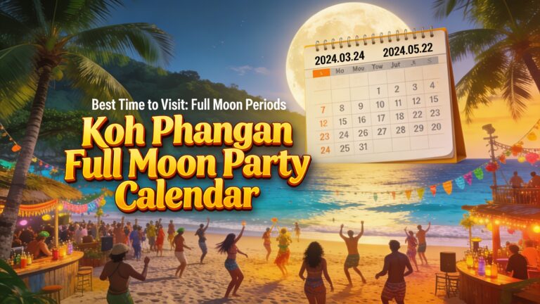 Koh Phangan Party &ndash; Wann findet die beste Full Moon Party statt?