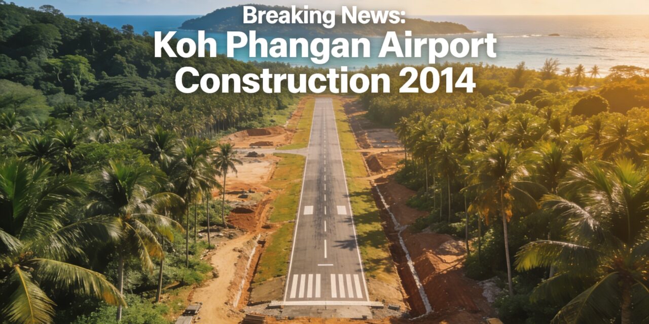 Koh Phangan Airport News: Er&ouml;ffnung 2014!