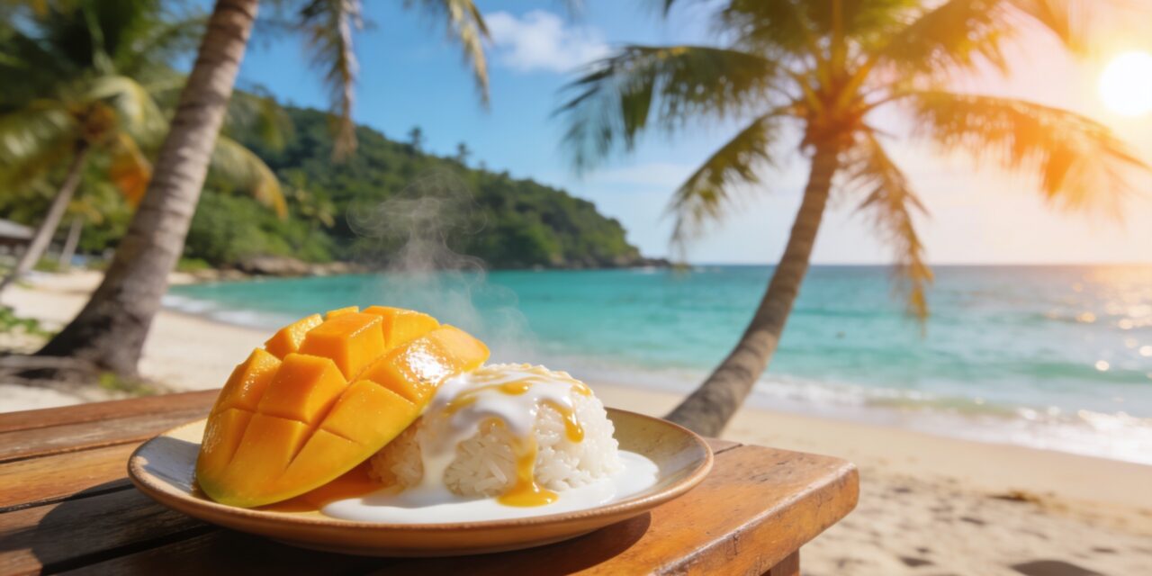 Mango Sticky Rice &ndash; Rezept f&uuml;r Klebereis mit Mango