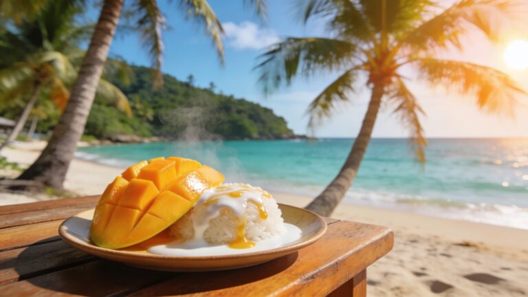 Mango Sticky Rice &ndash; Rezept f&uuml;r Klebereis mit Mango